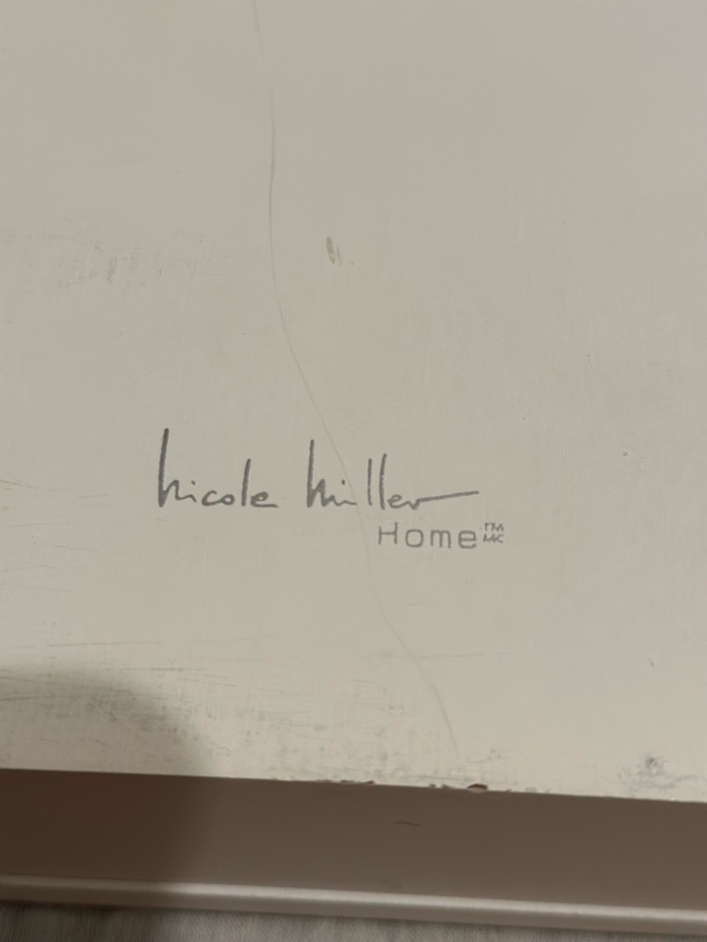 Nicole Miller White Display Shadow Box Frame - Picture 8 of 8